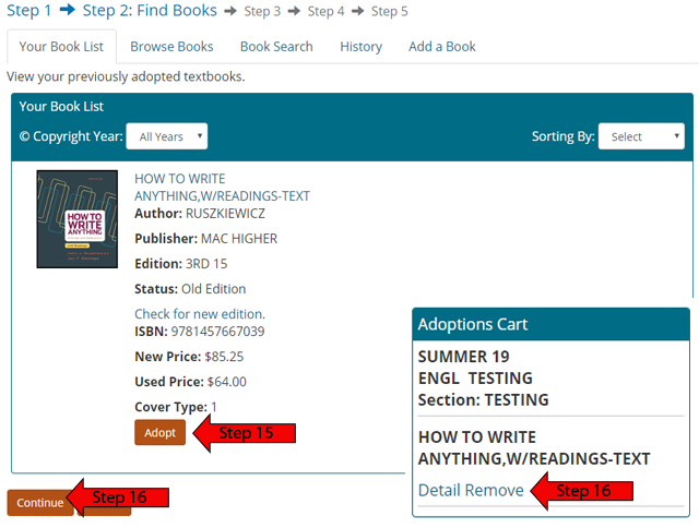 Your Book List